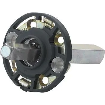 HOPPE Kulatý montážní modul, čtvercový 10/72 mm, černá ocel