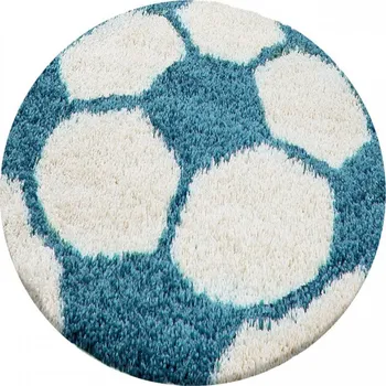 Koberec Hans Home Dětský kusový koberec Fun 6001 turkis - 100x100 (průměr) kruh