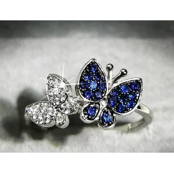 Prsten Dámský prstýnek s motýly D1368 9