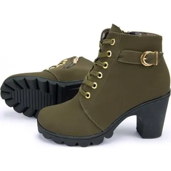 Dámské tenisky Dámské kotníkové boty khaki 36