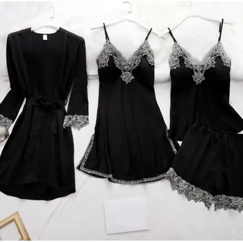 Dámské pyžamo Dámský pyžamový set P2583 černá M