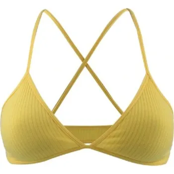 Podprsenka Dámská podprsenka žlutá L
