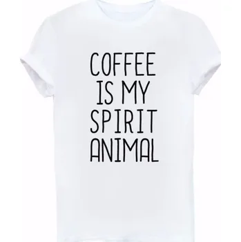 Dámské tričko pro milovnice kávy J1792 bílá L