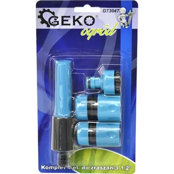 Zavlažování Hadicový set 4ks, pro 1/2", plast GEKO