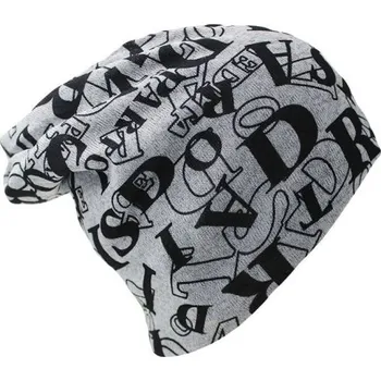 Čepice Dámská podzimní čepice s nápisy 2