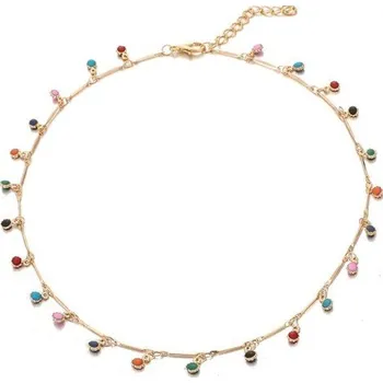 Náhrdelník Dámský náhrdelník s přívěsky D42