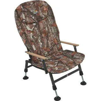 Křeslo Křeslo EXCELENT WOOD (camou) s područkami 120kg