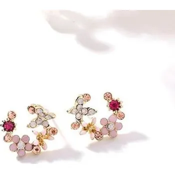 Náušnice Dámské náušnice se zirkony G390 4