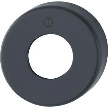 HOPPE kliková krycí rozeta kulatá, hliník, černý mat