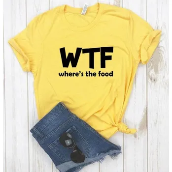 Dámské tričko Dámské tričko s potiskem WTF žlutá S