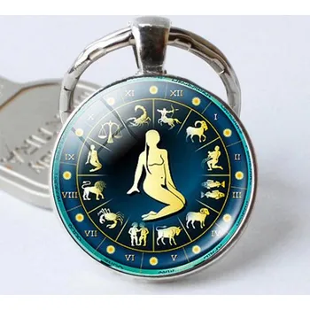 Klíčenka znamení zvěrokruhu - panna (4) (Přívěšek na klíče znamení zvěrokruhu - panna)