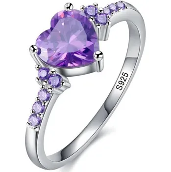 Prsten Dámský prstýnek se srdcem D1242 8