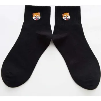 Dámské ponožky Dámské jednobarevné ponožky černá