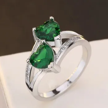 Prsten Dámský prstýnek se srdcem D2074 6 4