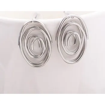 Náušnice Dámské visací náušnice G1452 stříbrná