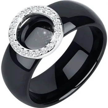 Šperk Dámský prstýnek D1264 černá 8