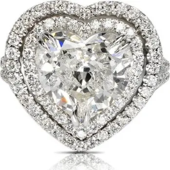 Prsten Dámský prstýnek se srdcem D1458 5