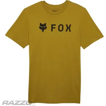 Pánské tričko Pánské tričko FOX Absolute SS Prem Tee Mustard XL