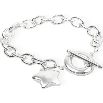 Náramek Dámský řetízkový náramek s přívěskem hvězdy