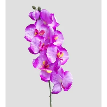 umělá květina Dekorativní umělé orchideje fialová