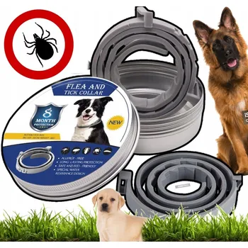 Obojek pro psa Obojek proti parazitům OBOJEK PRO PSA PROTI BLECHÁM KLÍŠŤATŮM 8 MĚSÍCŮ Univerzální OBOJEK PRO PSA PROTI BLECHÁM KLÍŠŤATŮM