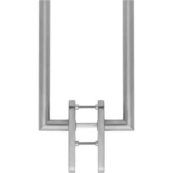 Dveřní kování HOPPE sada pro posuvné portály AMSTERDAM, klika-klika, délka 285, nerez mat