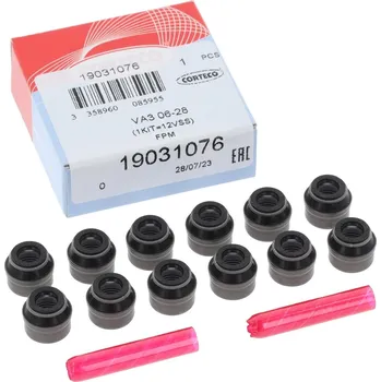 Ventil motoru Sada těsnění dříku ventilů CORTECO 19031076