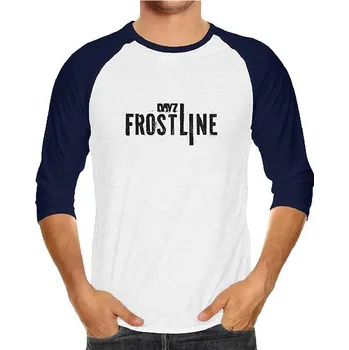 Pánské tričko DayZ Long Sleeve T-Shirt Frostline White/Navy Blue, XXL
