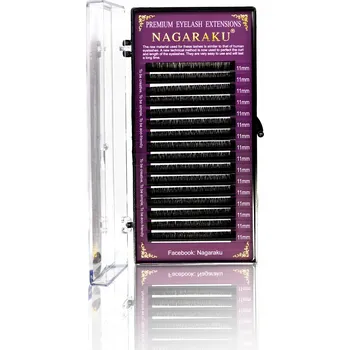 Umělé řasy Řasy Nagaraku Mink C 0,05 10 mm 16 proužků černé