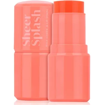 Rtěnka Barry M Sheer Splash multifunkční líčidlo na rty a tváře odstín Papaya Pool 5.8 g