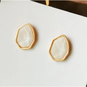 Náušnice Dámské visací náušnice G745 krémová