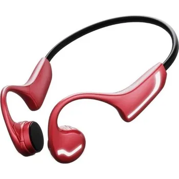 Sluchátka Bluetooth sluchátka na lícní kosti K1915 červená