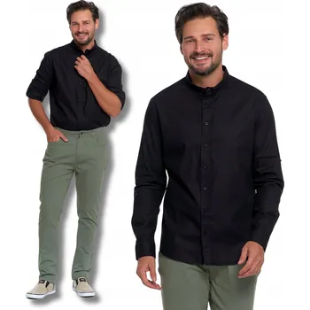Pánská košile Moraj pánská košile ležérní klasická košile s dlouhým rukávem regular bavlna velikost XL