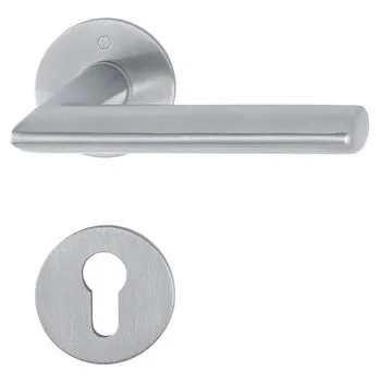 HOPPE sada kování STOCKHOLM, interiér,klika-klika, nerez, kulatá pl.rozeta PZ