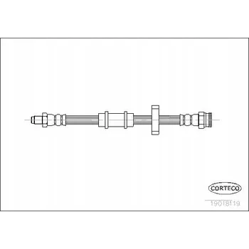 Brzdová hadice Corteco 19018119 Brzdová hadice, flexibilní