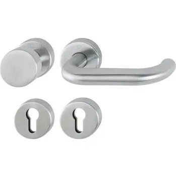 Dveřní kování Sada klika klika PARIS s rozetami PZ protipožární, nerez