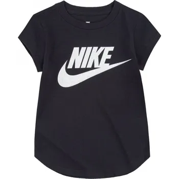 Dívčí tričko Nike Short Sleeve T-Shirt Infant Girls Black/White 3-4 Years