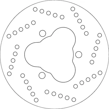 Brzda pro motocykl brzdový kotouč, NEWFREN DERBI Fenix 50 1995-1996