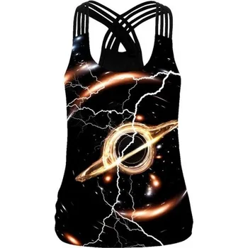 Dámské tílko s vesmírným motivem XS 3