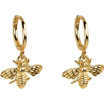 Náušnice Dámské visací náušnice včela zlatá