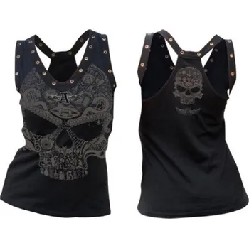 Dámské tílko s lebkou L 1