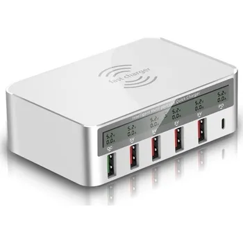 Bezdrátová nabíjecí stanice 6 portů