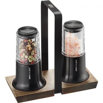 Kuchyňský mlýnek Ruční mlýnek Gefu kovový 40 g bezbarvý, béžový, černý, šedý