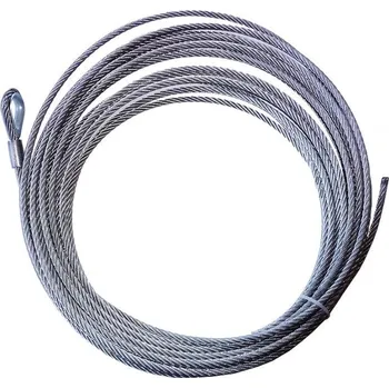 Lany XATX Ocelové lano navijáku 5mm s očnicí