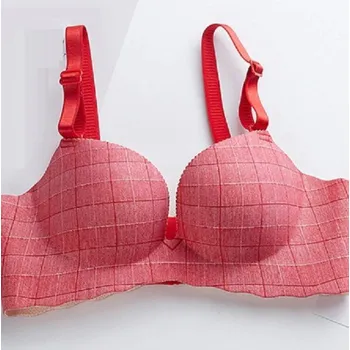 Podprsenka Dámská soft podprsenka červená 75C