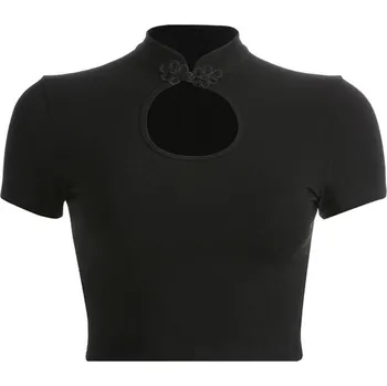 Dámský černý crop top XS