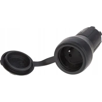 Elektrická zásuvka Elektrická Zásuvka Elektro-Plast černá