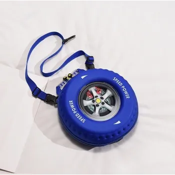 Kabelka Dámská kabelka pneumatika modrá