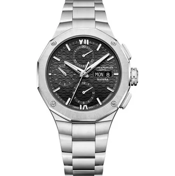 Hodinky Baume & Mercier Riviera Chronograph 10825 + 5 let záruka a dárek ZDARMA
