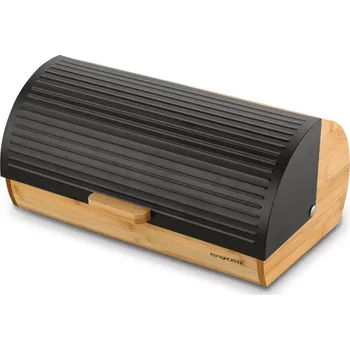 chlebník chlebovka 36x25x16,8cm, KönigHOFFER černá, dřevo/kov Rychlá expedice, doprava zdarma od 999,-